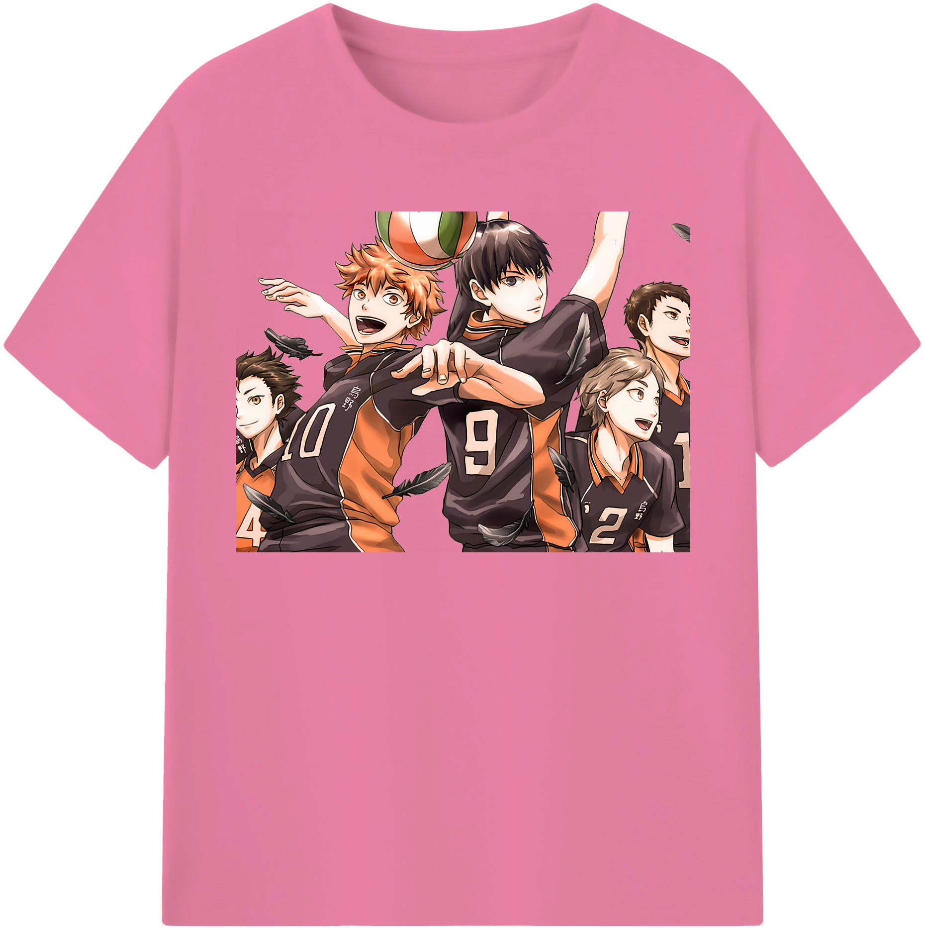 （画像用） ハイキュー!! Haikyu!! 綿100％半袖Tシャツ（フロントプリント）